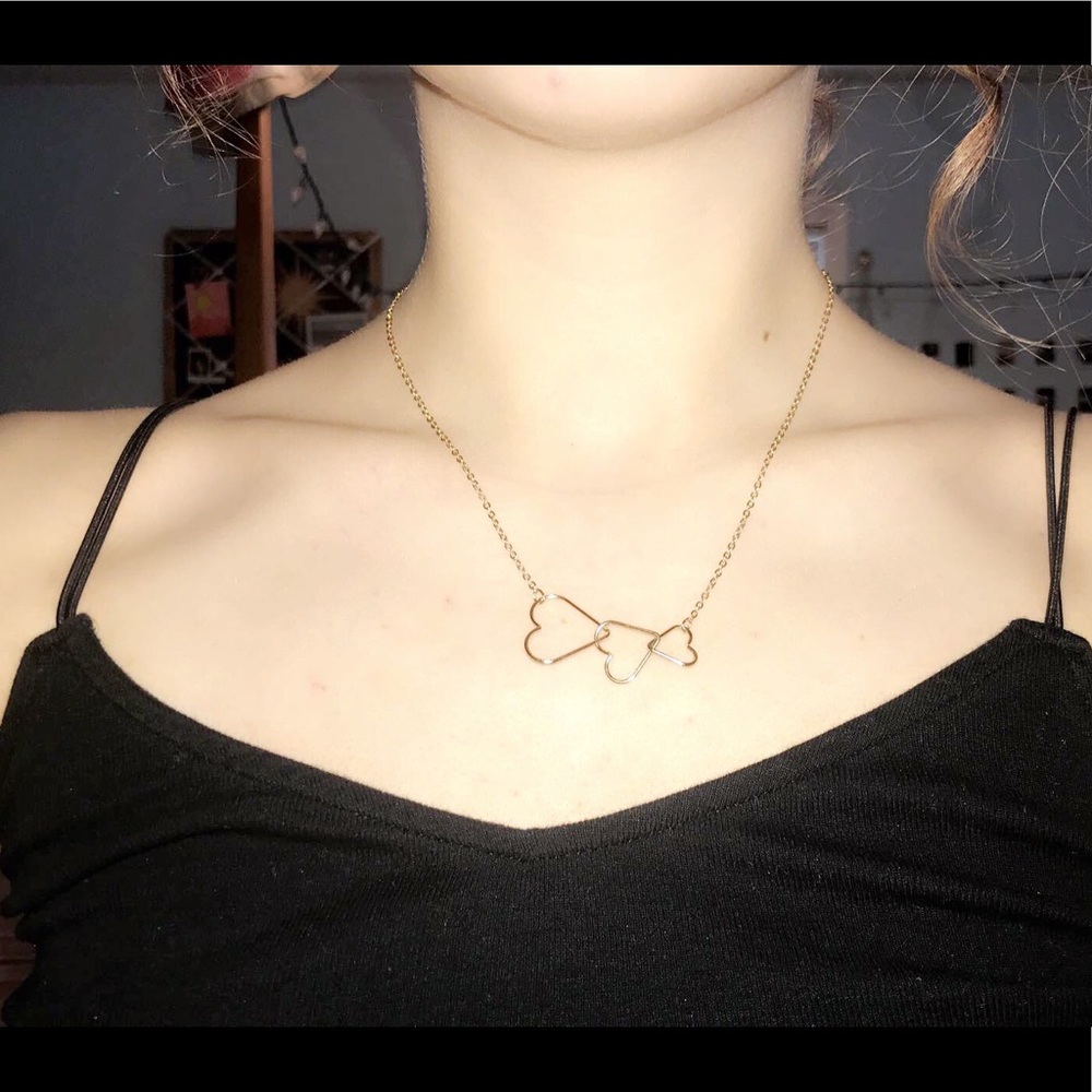 TRIPLE HEART NECKLACE